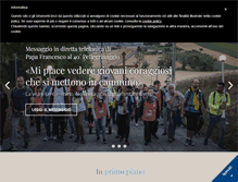 Tablet Screenshot of pellegrinaggio.org